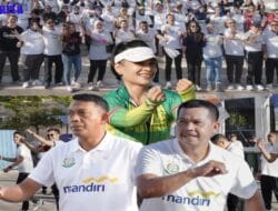 Kejati Sulsel dan Bank Mandiri Gelar Senam Sehat Bersama
