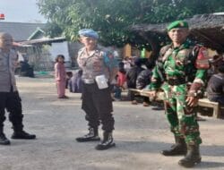 Sinergitas TNI-Polri dalam Pengamanan Kampanye di Desa Laikang