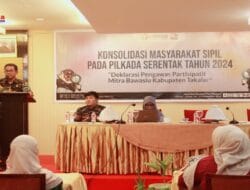 Buka Konsolidasi Masyarakat Sipil pada Pilkada Seretak Tahun 2024, Pj. Bupati Takalar : Pemerintah memiliki Komitmen Kuat untuk Mewujudkan Pilkada Berintegritas