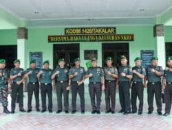 Pangdam XIV/Hasanuddin dan Ketua Persit KCK PD XIV/Hsn Lakukan Kunjungan Kerja di Kodim 1426/Takalar