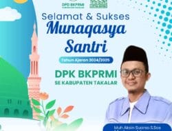 DPD BKPRMI Kabupaten Takalar Mengucapkan Selamat dan Sukses Munaqasya Santri TA. 2024/2025