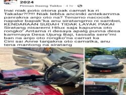 Viral di Medsos, Mobil Camat Tak Layak Pakai: Aktivis Desak Pemda Takalar Ganti Semua Mobil Dinas