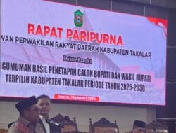 DPRD Takalar Gelar Rapat Paripurna Penetapan Bupati dan Wakil Bupati Takalar Terpilih Periode 2025-2030