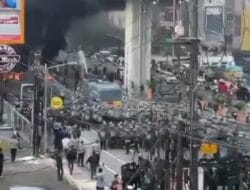 Eksekusi Lahan di Makassar Ricuh, Massa Bentrok dengan Aparat