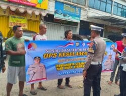 Satlantas Polres Gowa Sosialisasi Sasaran Prioritas Operasi Keselamatan Pallawa 2025