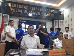 Ditresnarkoba Polda Sulsel Ungkap Kasus Peredaran Narkotika Rp1,273 Miliar