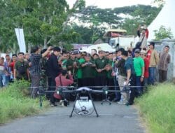 Bupati Takalar Luncurkan Drone Sprayer, Ribuan Petani Antusias Sambut Transformasi Pertanian Modern