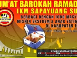 Jum’at Barokah: Berbagi dengan 1.000 Masyarakat Miskin Ekstrem & Anak Yatim/Piatu di Kabupaten Takalar