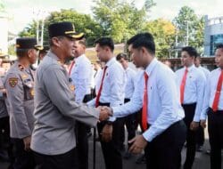 Pamit Tugas, Kapolres Takalar Disambut Haru di Apel Terakhir dan Halal Bihalal Lebaran