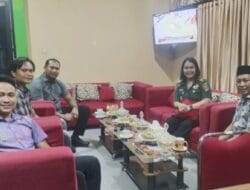 Jalin Sinergi, Komandan Sub Denpom Temui Ketua DPRD Takalar