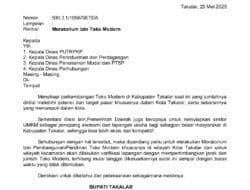 Surat Tegas Bupati Takalar Firdaus Daeng Manye: Stop Izin Toko Modern, UMKM Harus Tumbuh