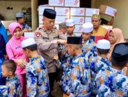 Sambut HUT Bhayangkara ke-79, Kapolres Takalar Tebar Kasih di Dua Panti Asuhan