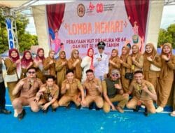 Pemdes Punaga Ikut Serta dalam Upacara HUT RI ke-80 di Lapangan Mangadu