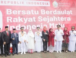 Wali Kota–Wawali Makassar Ikut Upacara HUT ke-80 RI di Rujab Gubernur