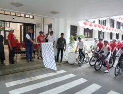 Wali Kota Makassar Lepas Ratusan Peserta Touring Sepeda Merdeka De Barru 2025