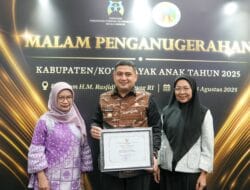 Wali Kota Makassar Munafri Terima Penghargaan Kota Layak Anak Kategori Nindya dari Kementrian PPPA