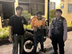 Patroli Presisi Polres Gowa Tangkap Pemuda Bersenjata Busur