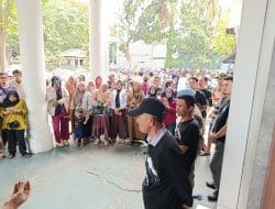 Protes Surat Teguran Penertiban, Puluhan Pedagang Lasinrang Park Seruduk DPRD Pinrang