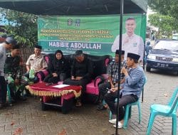 Hujan Tak Surutkan Reses, Habibie Abdullah Tampung Aspirasi Warga Lengkese