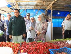 Brigjen Sidak Pasar Sentral Takalar, Harga Cabai Rawit Tembus Rp75 Ribu per Kilo