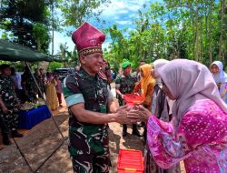 Dandim 1426 Takalar Bersama Forkopimda Dampingi Pangdam XIV/Hasanuddin Groundbreaking KDKMP di Kelurahan Canrego
