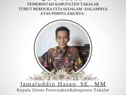 Kadis Peternakan Takalar Wafat, Pemkab Sampaikan Duka dan Kenang Dedikasi Jamaluddin Daeg Sese