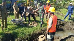 Resmi Dibangun: Dandim Takalar Letakkan Batu Pertama Koperasi Merah Putih di Lantang