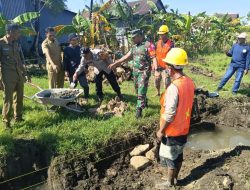Resmi Dibangun: Dandim Takalar Letakkan Batu Pertama Koperasi Merah Putih di Lantang
