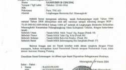 SKKT Dipersoalkan di Sidang, Oknum Lurah Manongkoki Diduga Terbitkan Dokumen Saat Sengketa Lahan Berjalan