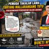 Pemuda Takalar Lama Tantang Mallarangang Tutu Perjuangkan Jalan Lorong Rusak