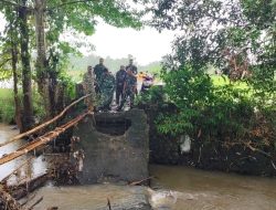 Kodim Takalar Tinjau Lokasi Jembatan Merah Putih, Warga Dua Kecamatan Nantikan Akses Baru