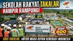 Sekolah Rakyat Takalar Hampir Rampung, Proyek Nindya Karya Serap 800 Pekerja dan Siap Jadi Kawasan Pendidikan Terpadu