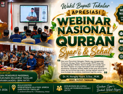Wakil Bupati Takalar Buka Webinar “Qurban Syar’i & Sehat”, Tekankan Standar Syariat dan Kesehatan