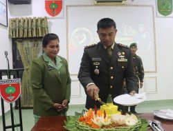 Potong Tumpeng Warnai Syukuran HUT ke-69 Kodam Hasanuddin di Takalar