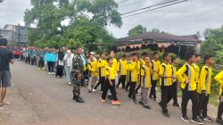 Babinsa Kelurahan Malewang Sertu Abd. Gaffar Pantau Pelaksanaan Pawai Serentak 1 Muharram 1448 H