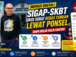 Inspektorat Takalar Luncurkan SIGAP-SKBT, Urus Surat Bebas Temuan Kini Cukup Lewat Ponsel