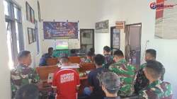 Nobar “Bola Gembira” Satukan TNI dan Warga, Dandim Takalar: Kebersamaan Harus Terus Dijaga