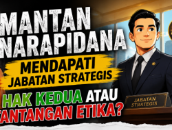 OPINI: Mantan Narapidana Mendapati Jabatan Strategis: Hak Kedua atau Tantangan Etika?