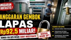 Anggaran Gembok Lapas Rp92,5 Miliar Disorot, Komisi XIII DPR Dorong Audit Investigatif