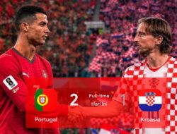 Portugal Singkirkan Kroasia 2-1, Ronaldo Cetak Gol Penalti dan Selecao Melaju ke 16 Besar