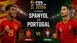 Tim Lolos Bertambah, Babak 16 Besar Piala Dunia 2026 Siap Dimulai: Portugal vs Spanyol Jadi Laga Paling Dinanti