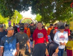Hari Jadi ke-7 Seputar Takalar Meriah, Ratusan Warga Ikuti Jalan Santai Bersama Wakil Bupati