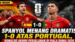 Spanyol Menang Dramatis 1-0 atas Portugal, Ronaldo Akhiri Perjalanan di Piala Dunia 2026