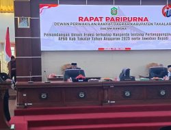 DPRD Takalar Sepakat Lanjutkan Pembahasan Ranperda APBD 2025, Bupati Daeng Manye: WTP Bukan Tujuan Akhir