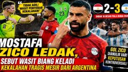 Mostafa Zico Ledak, Sebut Wasit Biang Keladi Kekalahan Tragis Mesir dari Argentina