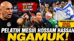 Usai Kalah 2-3 dari Argentina, Pelatih Mesir Hossam Hassan Ngamuk Dipicu Kibaran Bendera Israel