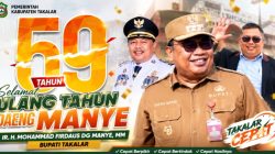 59 Tahun Bupati Daeng Manye, Terus Mengabdi untuk Takalar