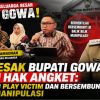 Zaky Desak Bupati Gowa Hadapi Hak Angket: Jangan Lagi Play Victim dan Bersembunyi di Balik Manipulasi