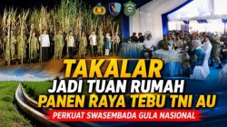 Takalar Jadi Tuan Rumah Panen Raya Tebu TNI AU, Perkuat Swasembada Gula Nasional