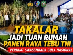 Takalar Jadi Tuan Rumah Panen Raya Tebu TNI AU, Perkuat Swasembada Gula Nasional